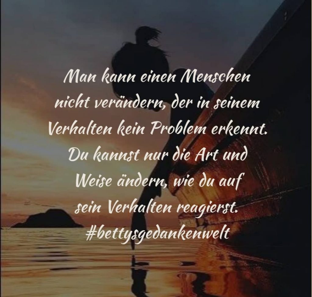 Man kann einen Menschen nicht verändern...